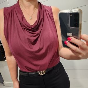 Banana Republic Maroon Blouse